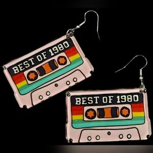 Retro Cassette Tape Earrings